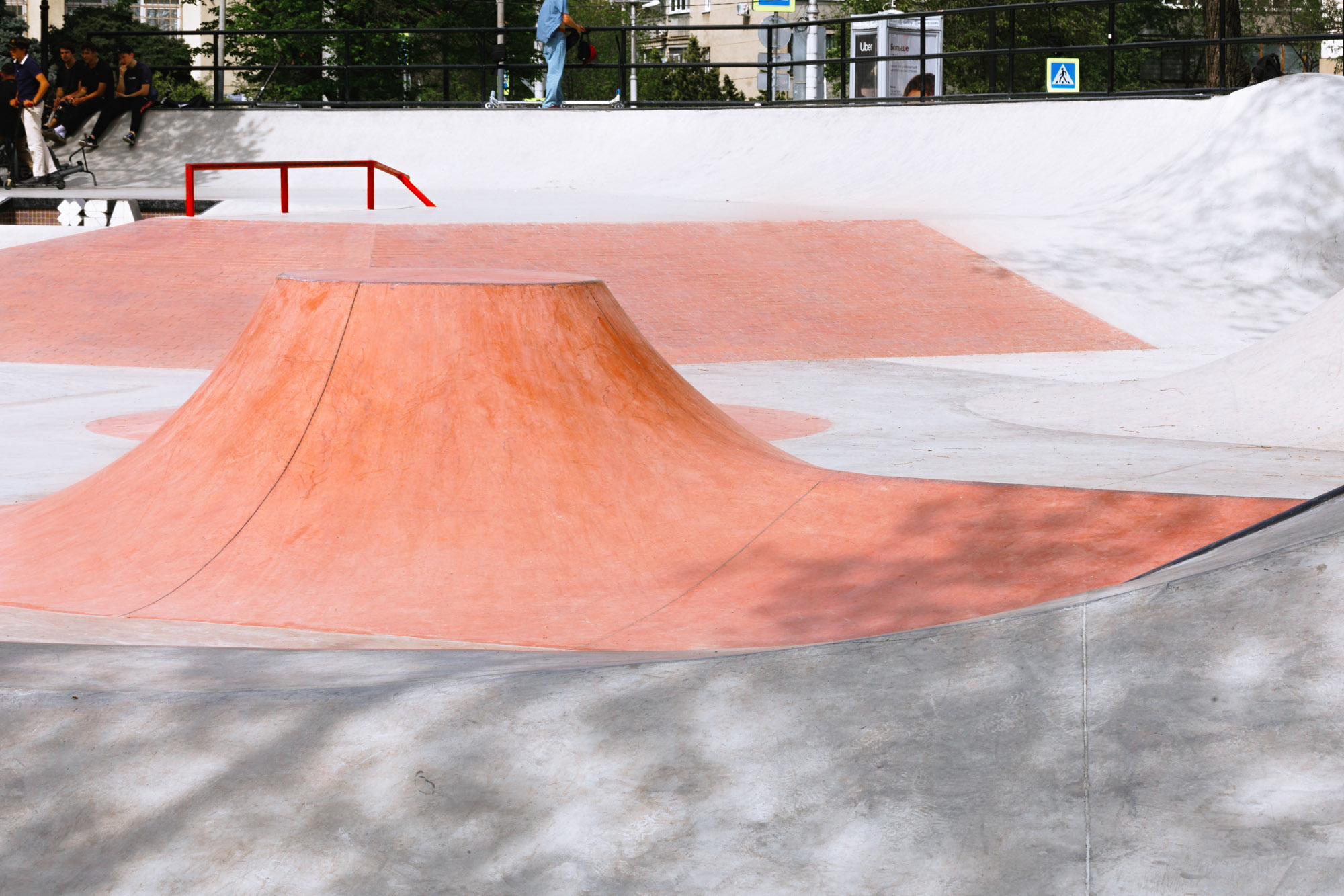 Новый бетонный скейт-парк в Краснодаре