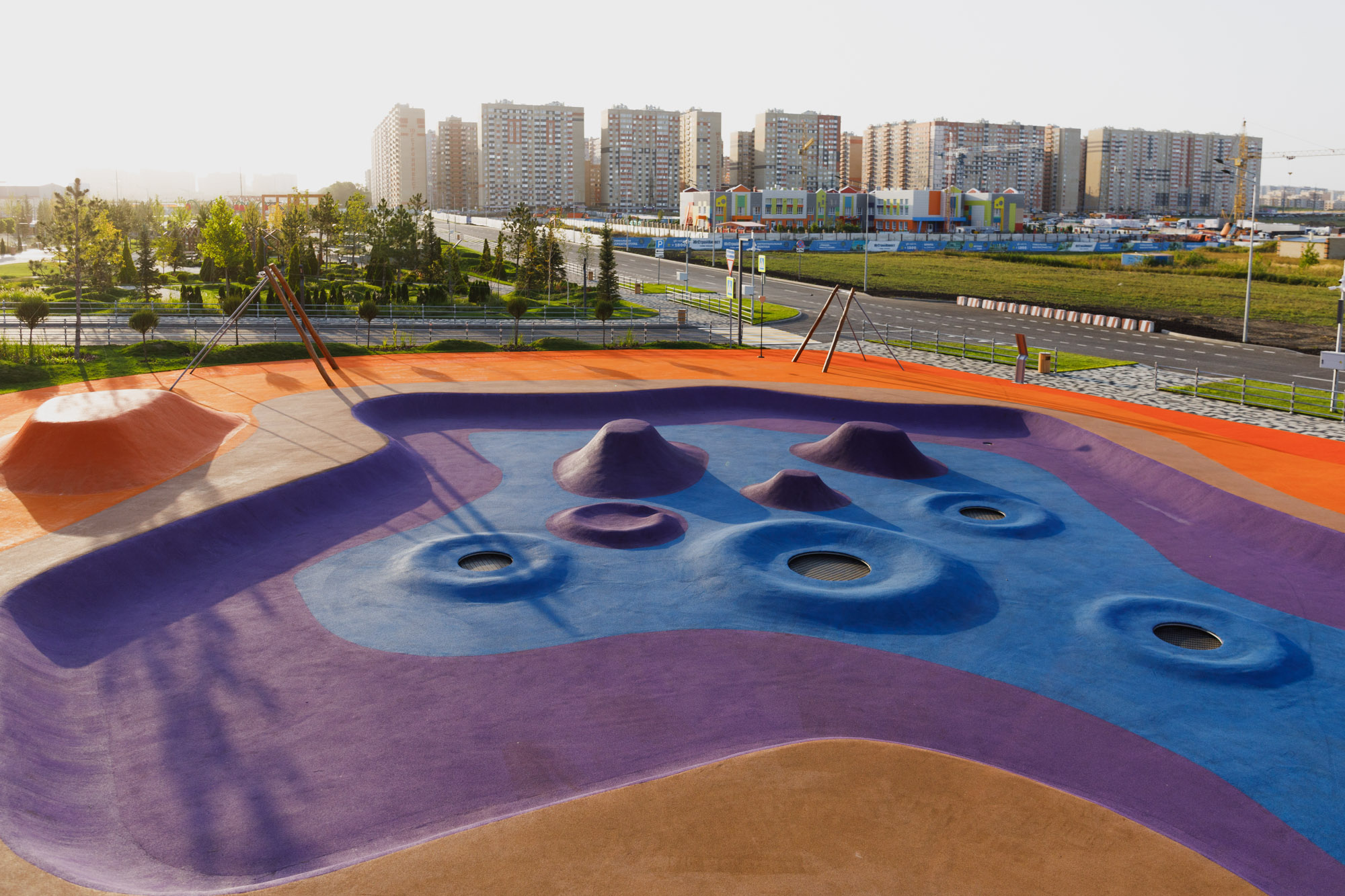 Геопластика детской площадки в Ставрополе проектирование от XSA BURO