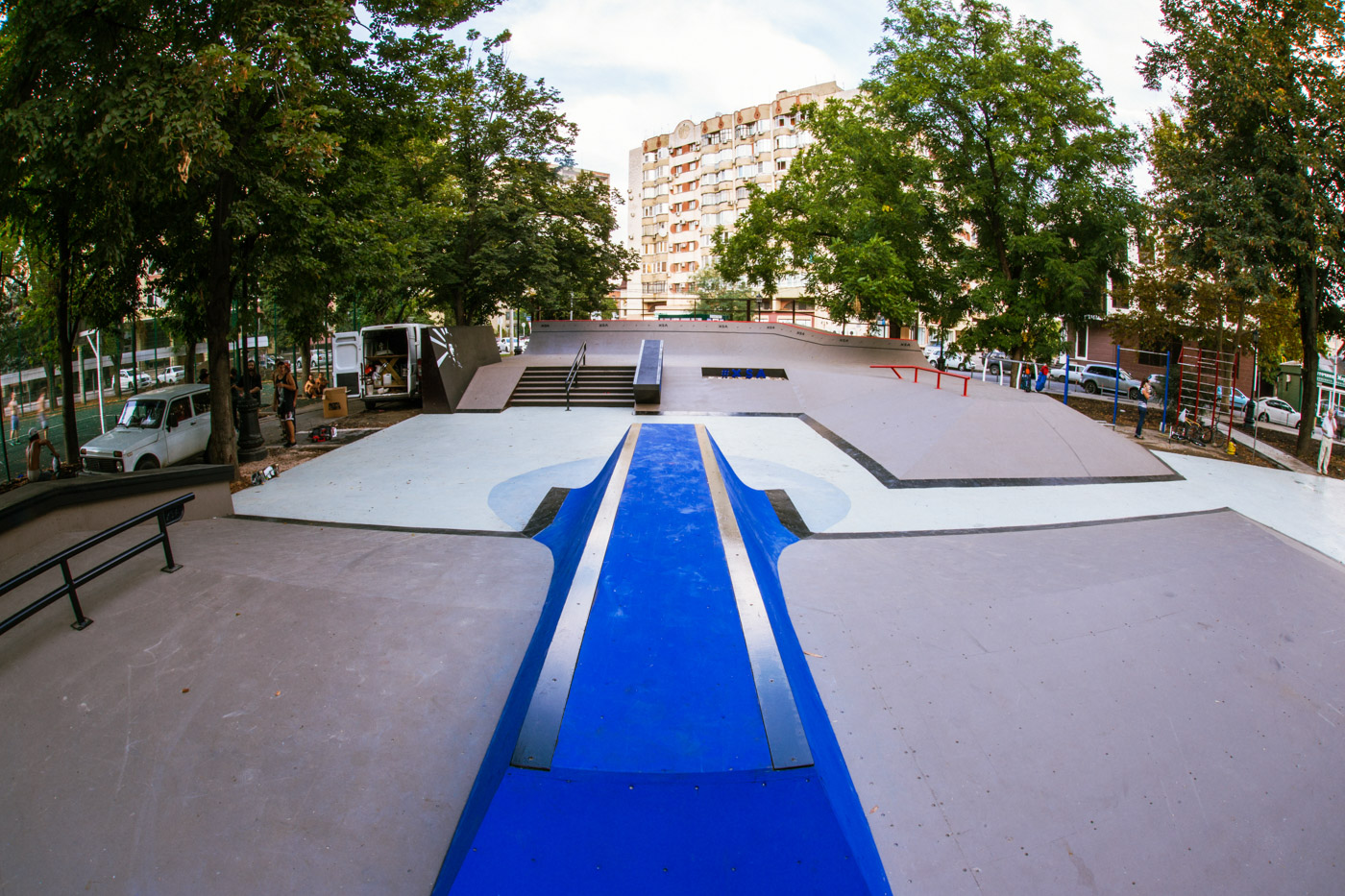 Скейт-плаза в сквере Дружбы народов. Краснодар