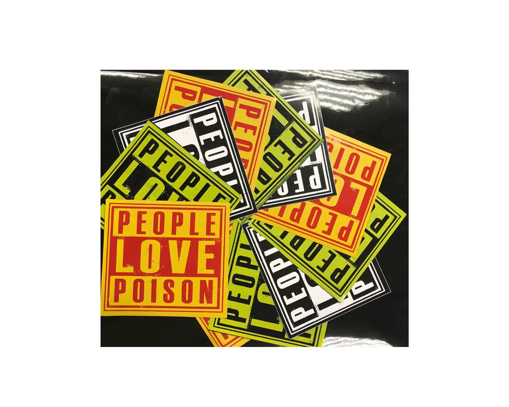 Стикеры People Love Poison, бренда Тони